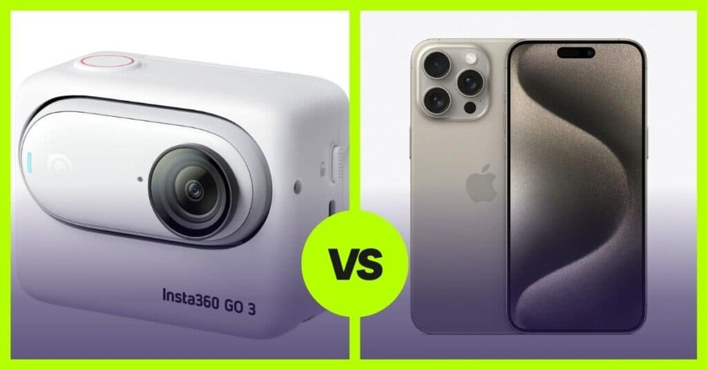 Insta360 Go 3 vs iPhone 15 Pro Max