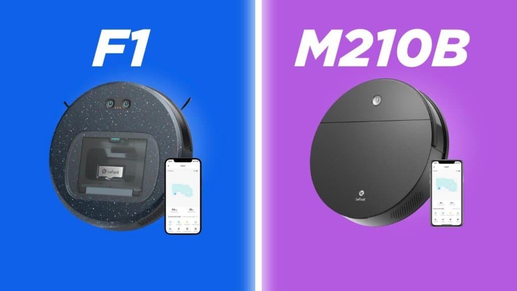 Difference Between Lefant F1 and M210b Robot Vacuum Cleaner